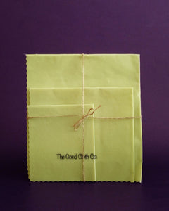 The Good Cloth Co. (10% OFF) Beeswax Wraps and Bag - Starter Set B - Loop.