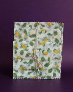 The Good Cloth Co. (10% OFF) Beeswax Wraps and Bag - Starter Set B - Loop.